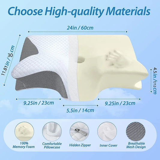 Orthopedic Memory Foam Cervical Pillow™ — Neck Pain & Posture Support
