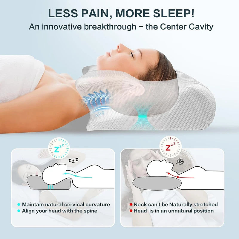 Orthopedic Memory Foam Cervical Pillow™ — Neck Pain & Posture Support