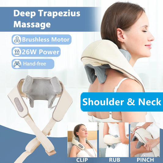 Deep Trapezius Shoulder & Neck Massager – Hands-Free Pain Relief