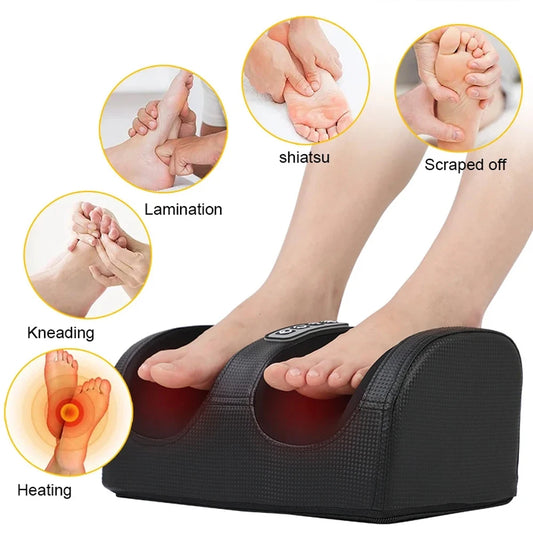 Premium Shiatsu Heat Foot Massager™ — Deep Tissue & Circulation Booster