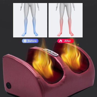 Premium Shiatsu Heat Foot Massager™ — Deep Tissue & Circulation Booster